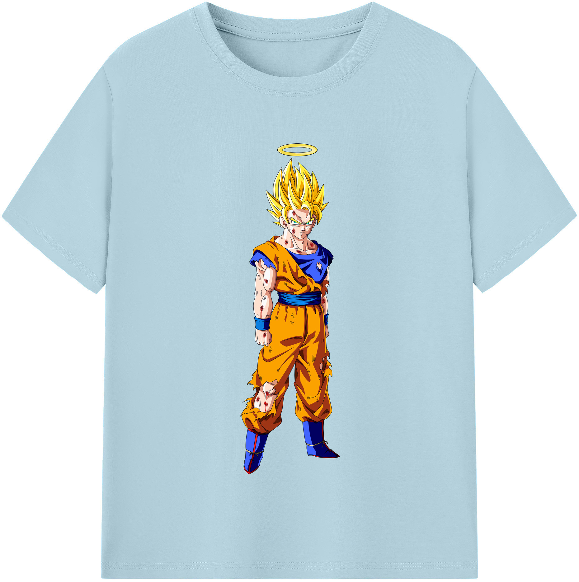（画像用） ドラゴンボール 孫悟空（そん ごくう）Son Goku カカロット DRAGON BALL Kakarotto 綿100％半袖Tシャツ（フロントプリント）